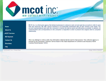 Tablet Screenshot of mcotcollect.com